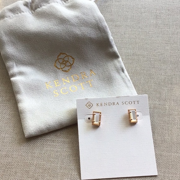 Kendra Scott Rose Gold Paola Earrings - Picture 1 of 3